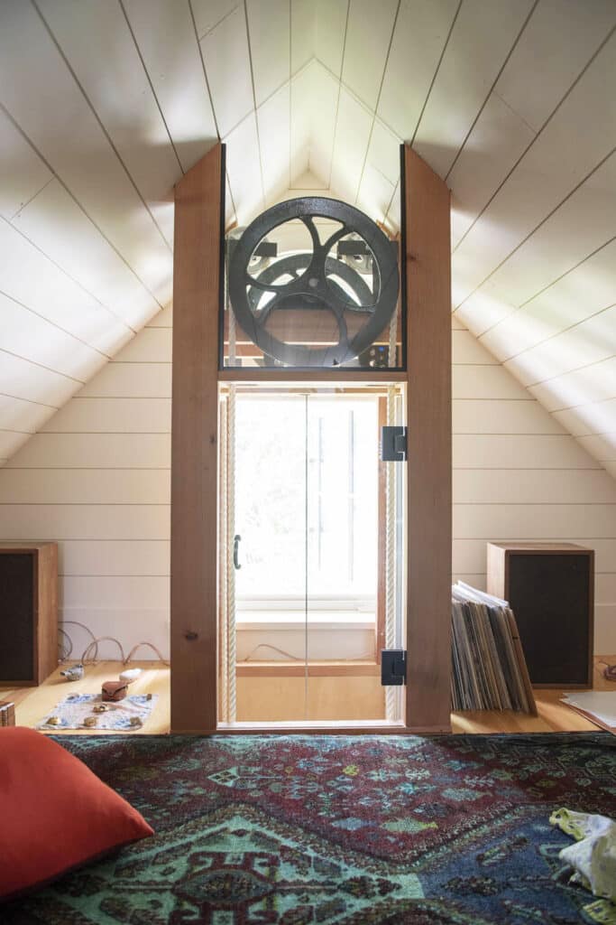 Custom-built cabinetry preserving historic charm