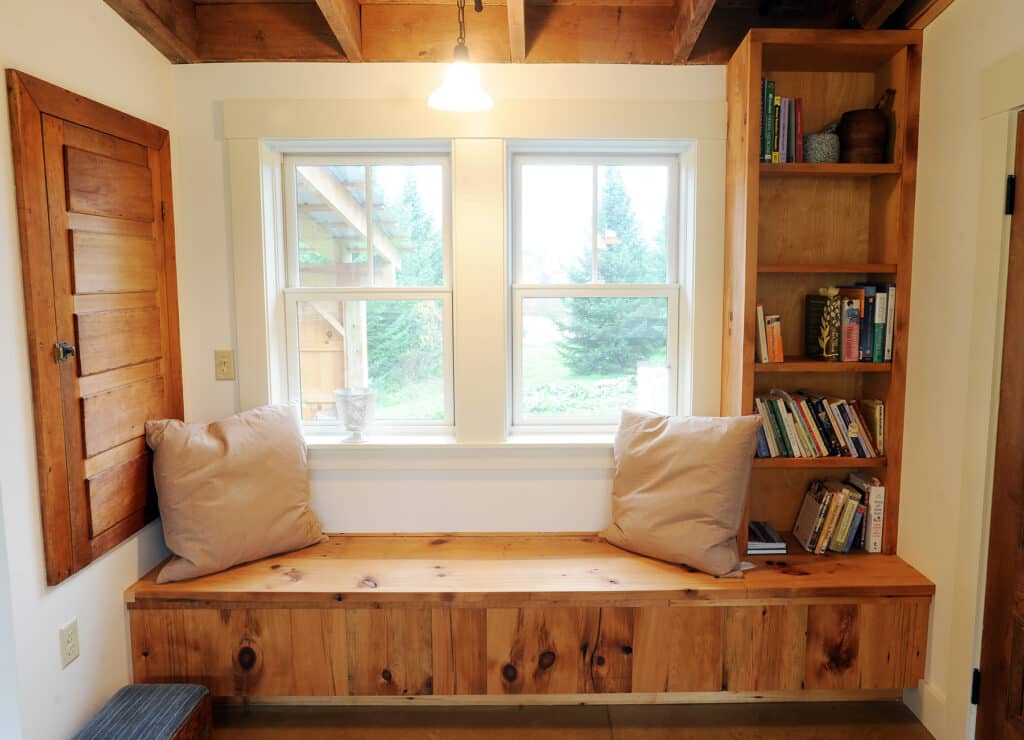 Custom-built home addition seamlessly blending with historic Vermont farmhouse architecture